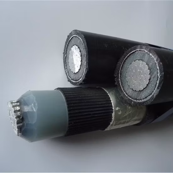 Câble d'alimentation à enterrement direct standard NFC 33226 Al/XLPE/HDPE Hta Cis